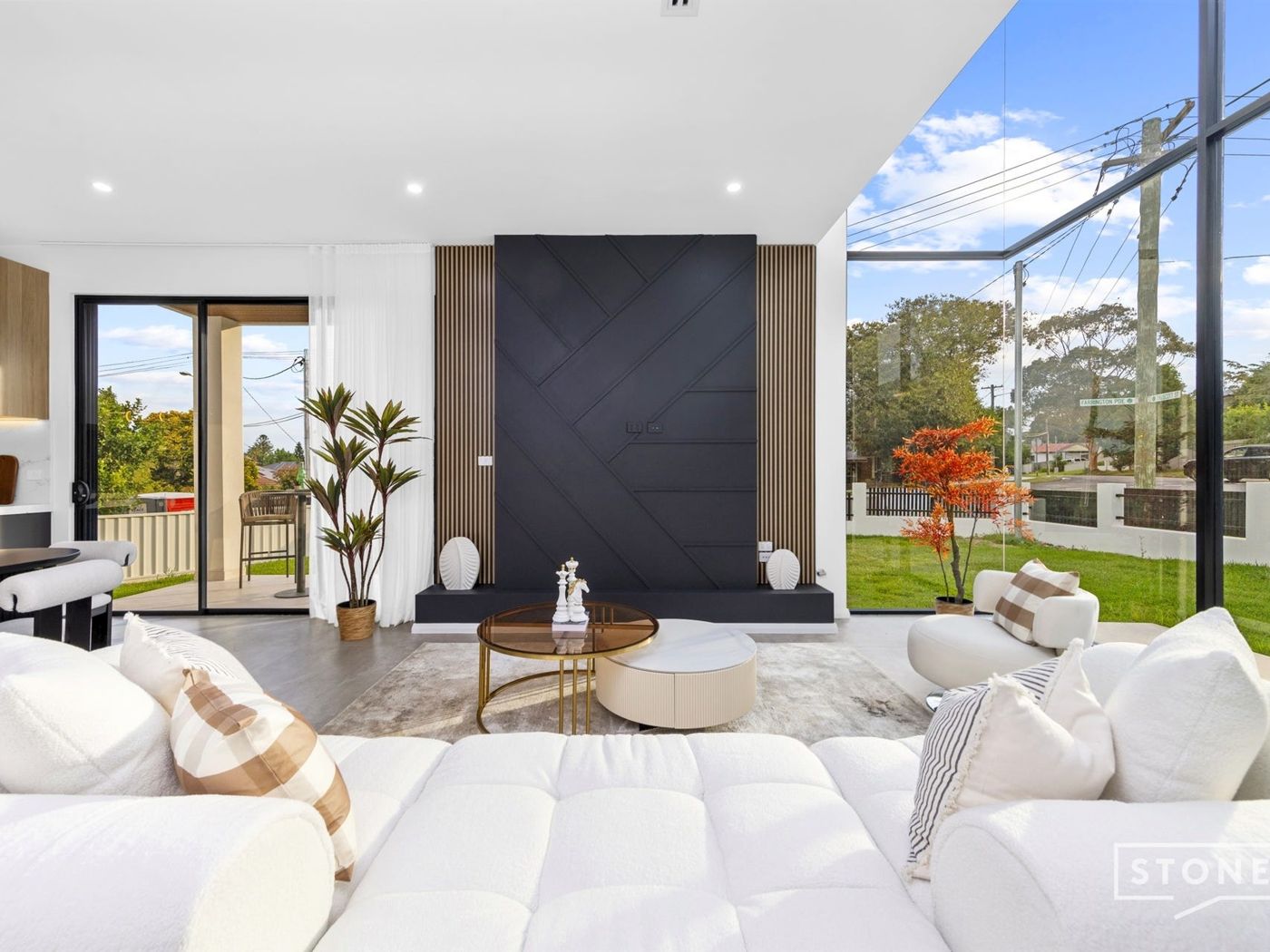 Lounge opening to the garden